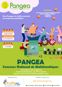 Affiche Concours Pangea 2024